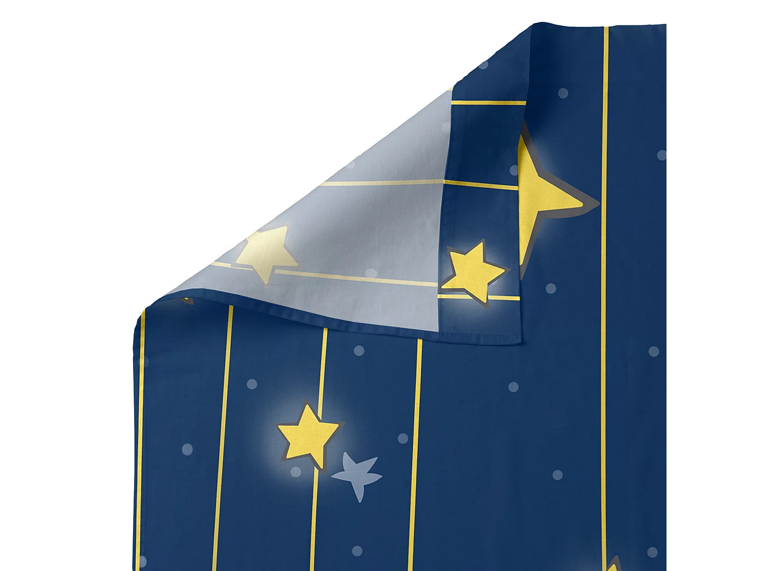 Parure drap Lit Bébé 120x180 cm La nuit