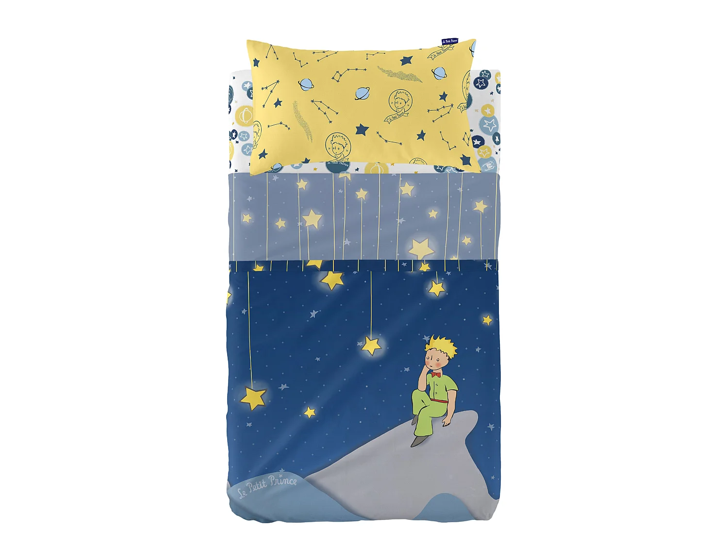 Parure drap Lit Bébé 120x180 cm La nuit