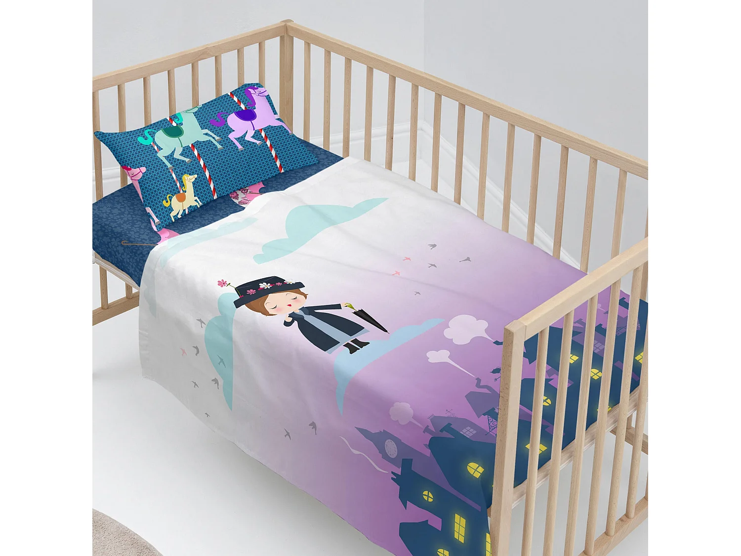 Juego de sabana Maxicuna (120x180 cm) Nanny