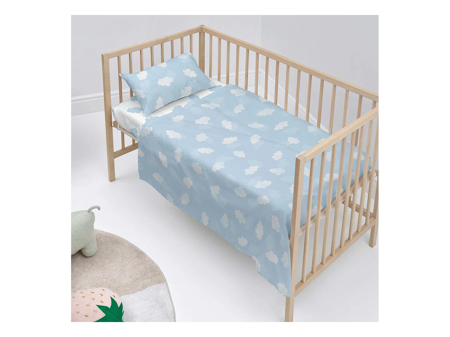 Bettlaken-set Kinderbett 100x130 cm Clouds