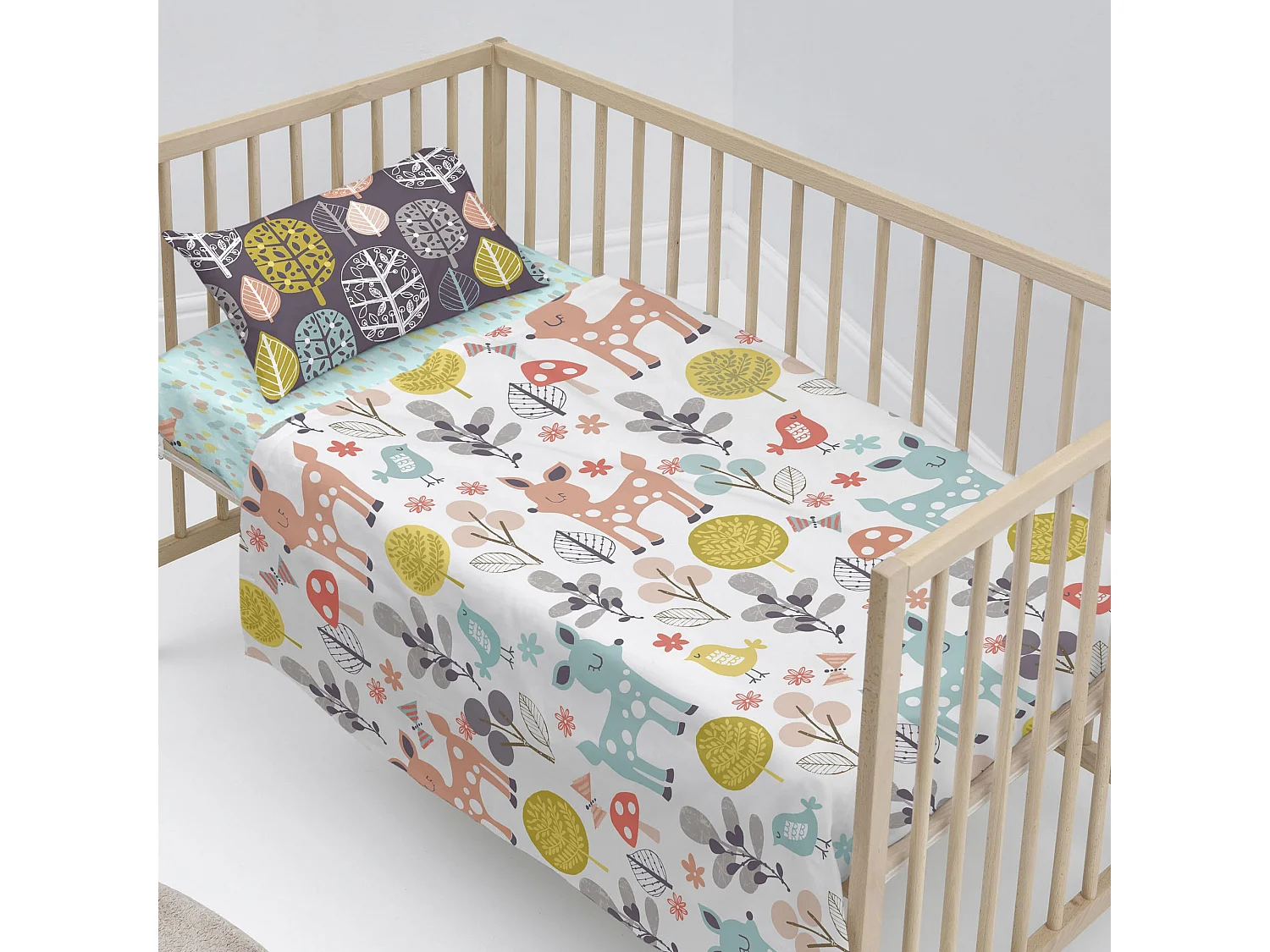 Juego de sabana Cuna (100x130 cm) Woodland
