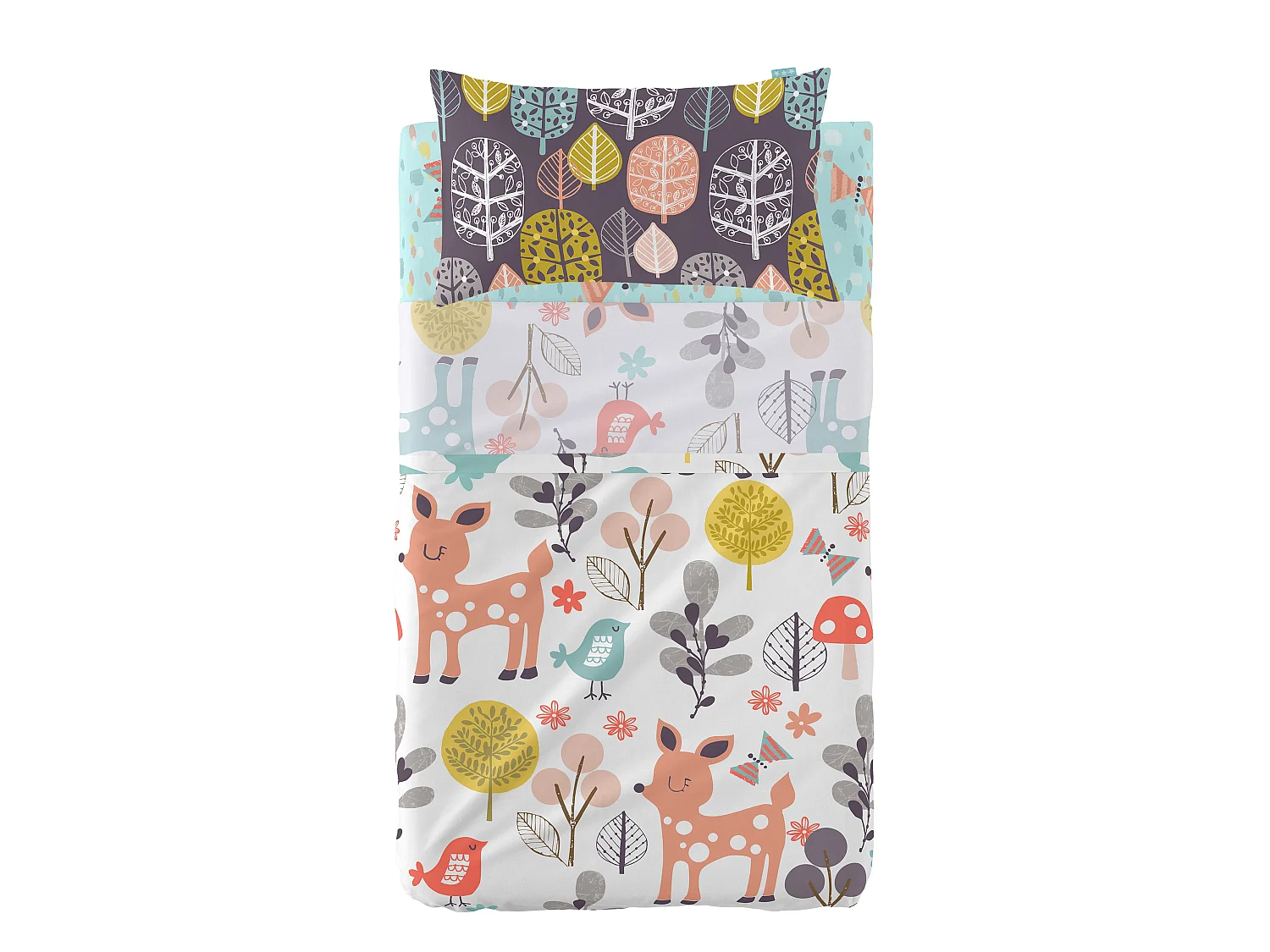 Juego de sabana Cuna (100x130 cm) Woodland