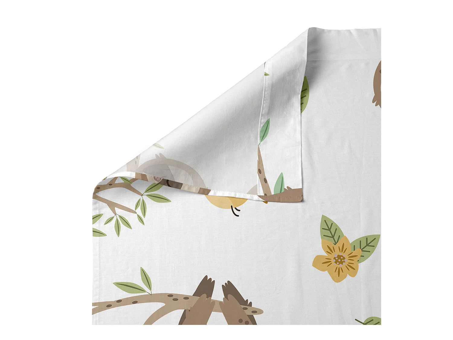 Parure lenzuola Lettino 120x180 cm Happy sloth
