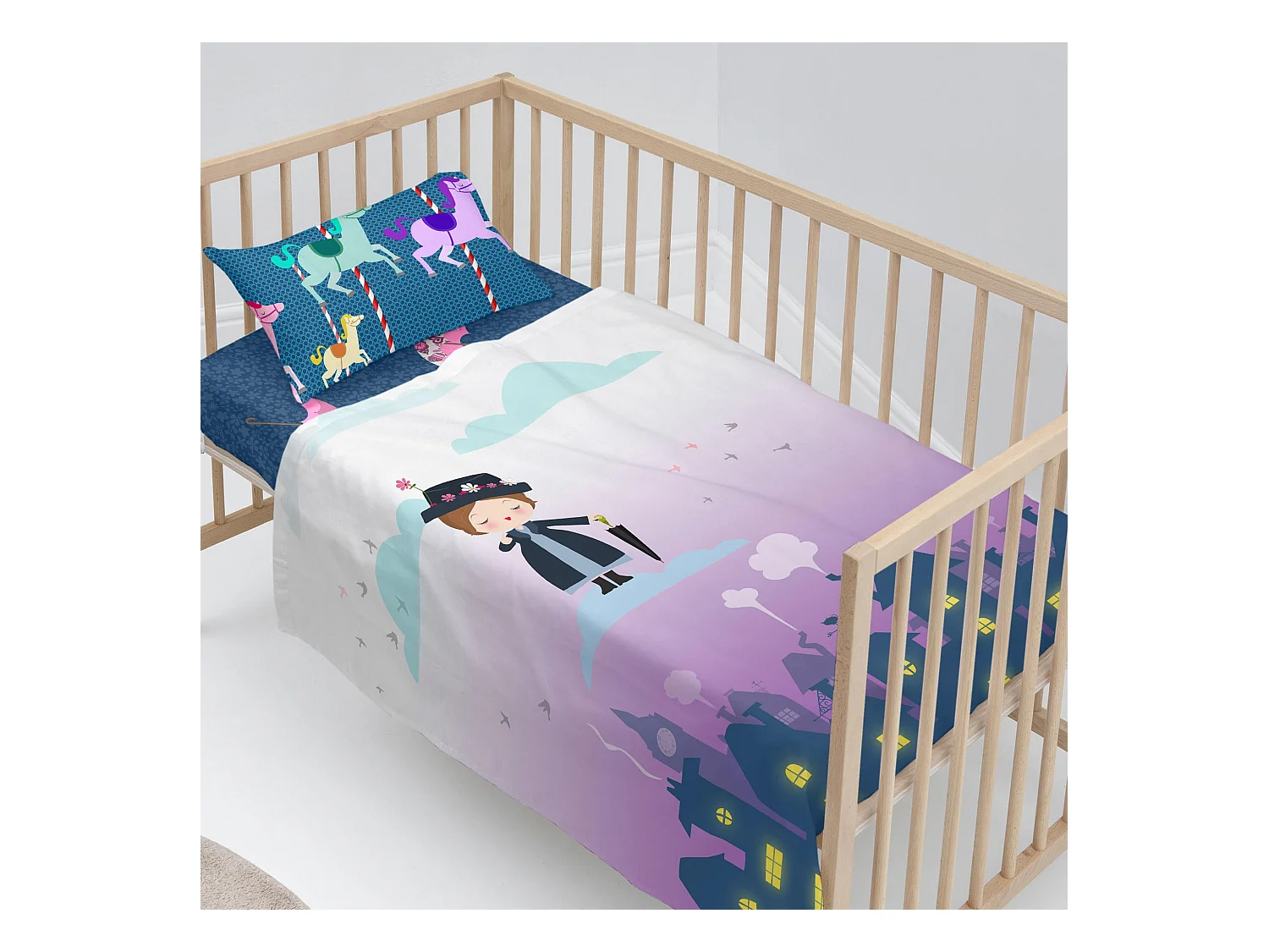 Juego de sabana Cuna (100x130 cm) Nanny