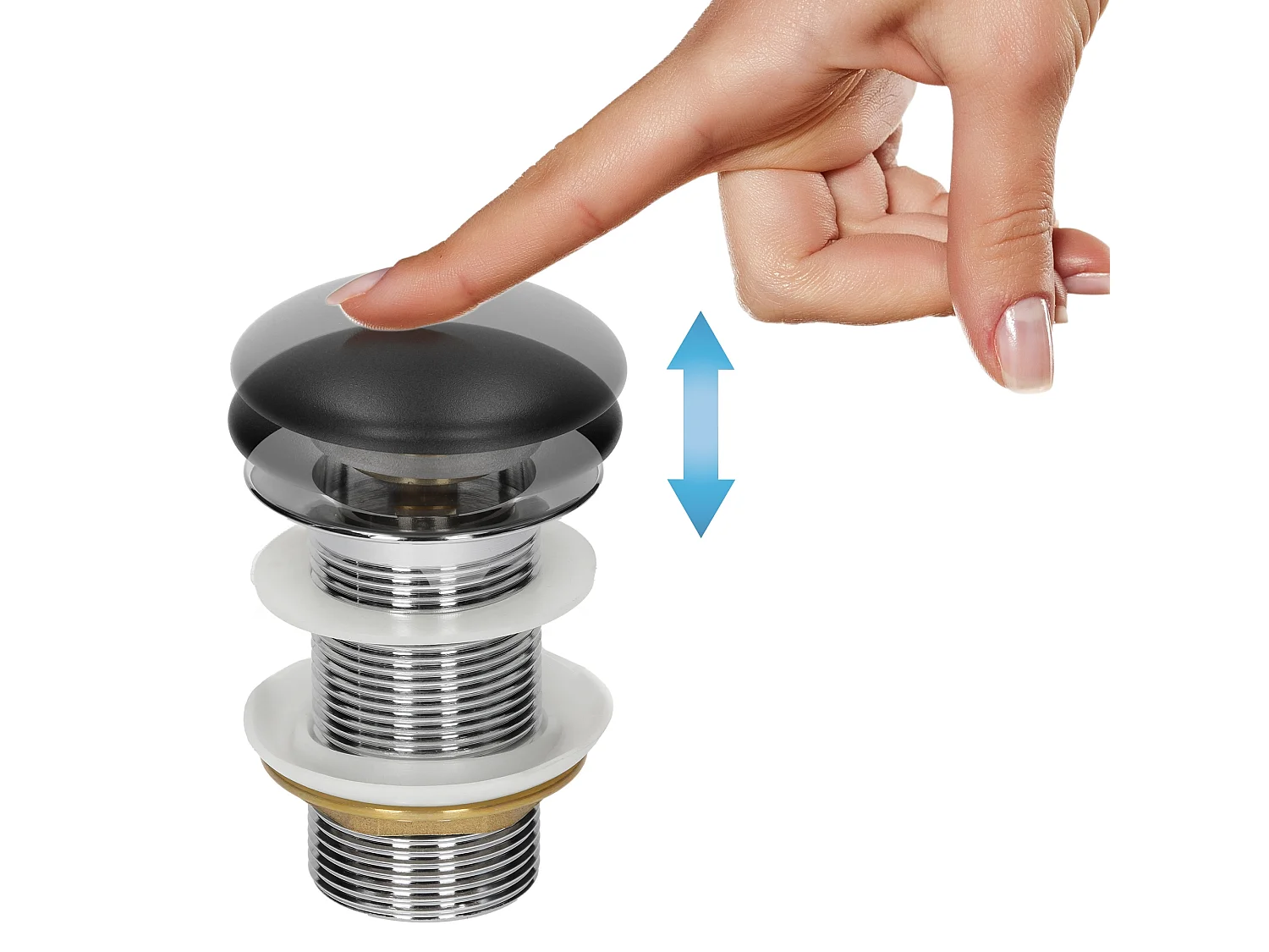 Lavabo ovalado negro cerámico con desagüe a juego 800 x 400 x 120 mm para baño