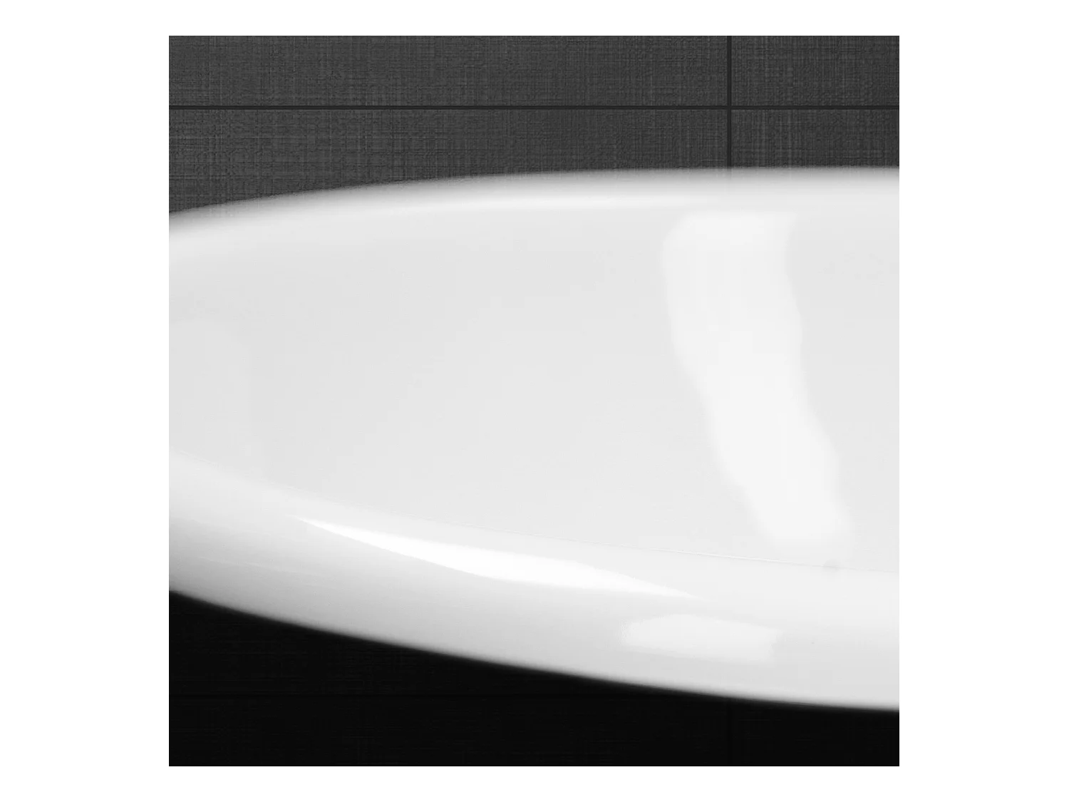 Lavabo in ceramica bianca con scarico a scomparsa e troppopieno ML-DESIGN