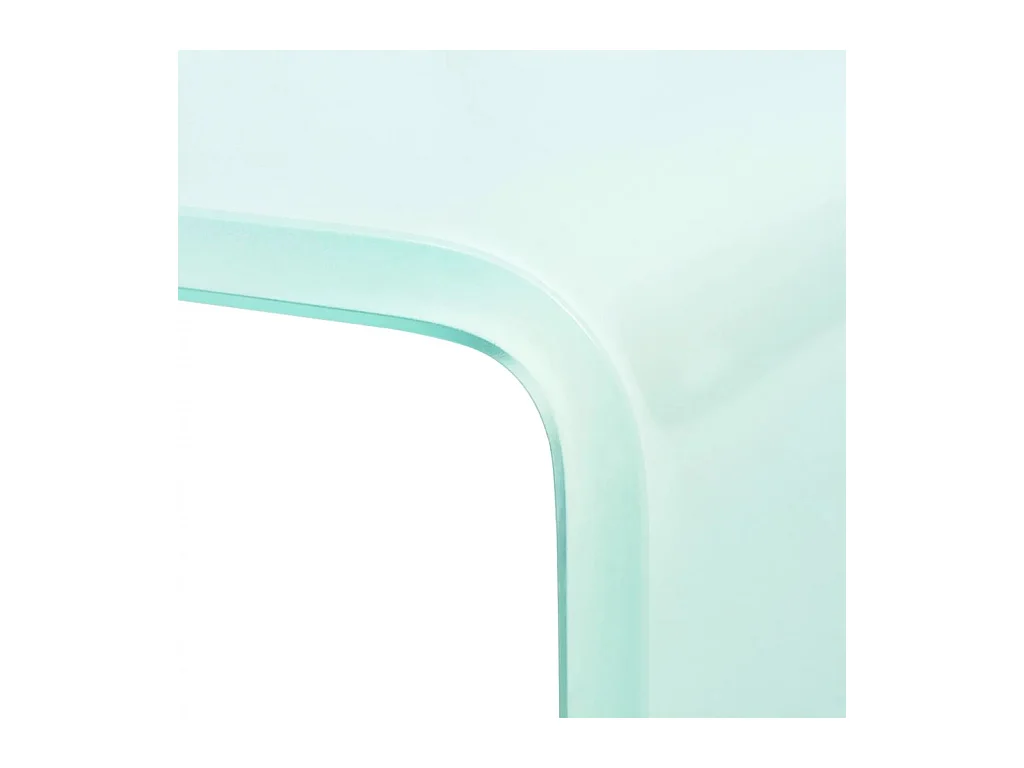 Meuble télé tv verre 90 x 30 x 13 cm 2502252