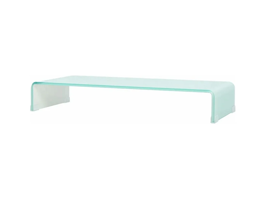 Meuble télé tv verre 90 x 30 x 13 cm 2502252