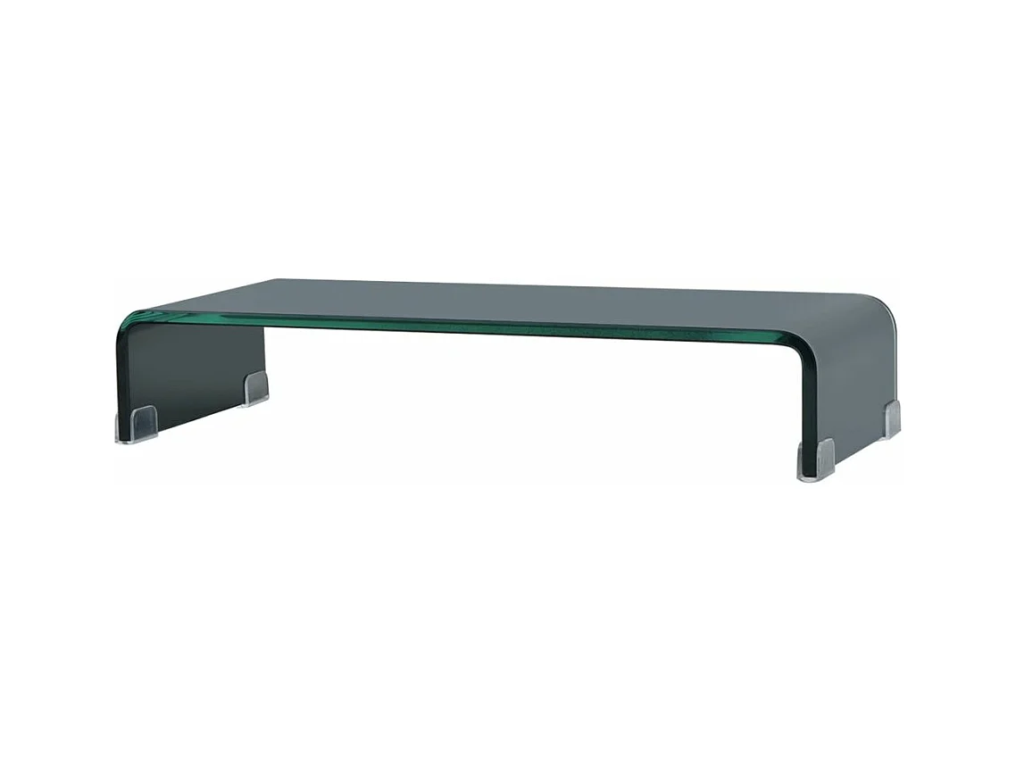 Meuble télé tv verre 60 x 25 x 11 cm 2502229