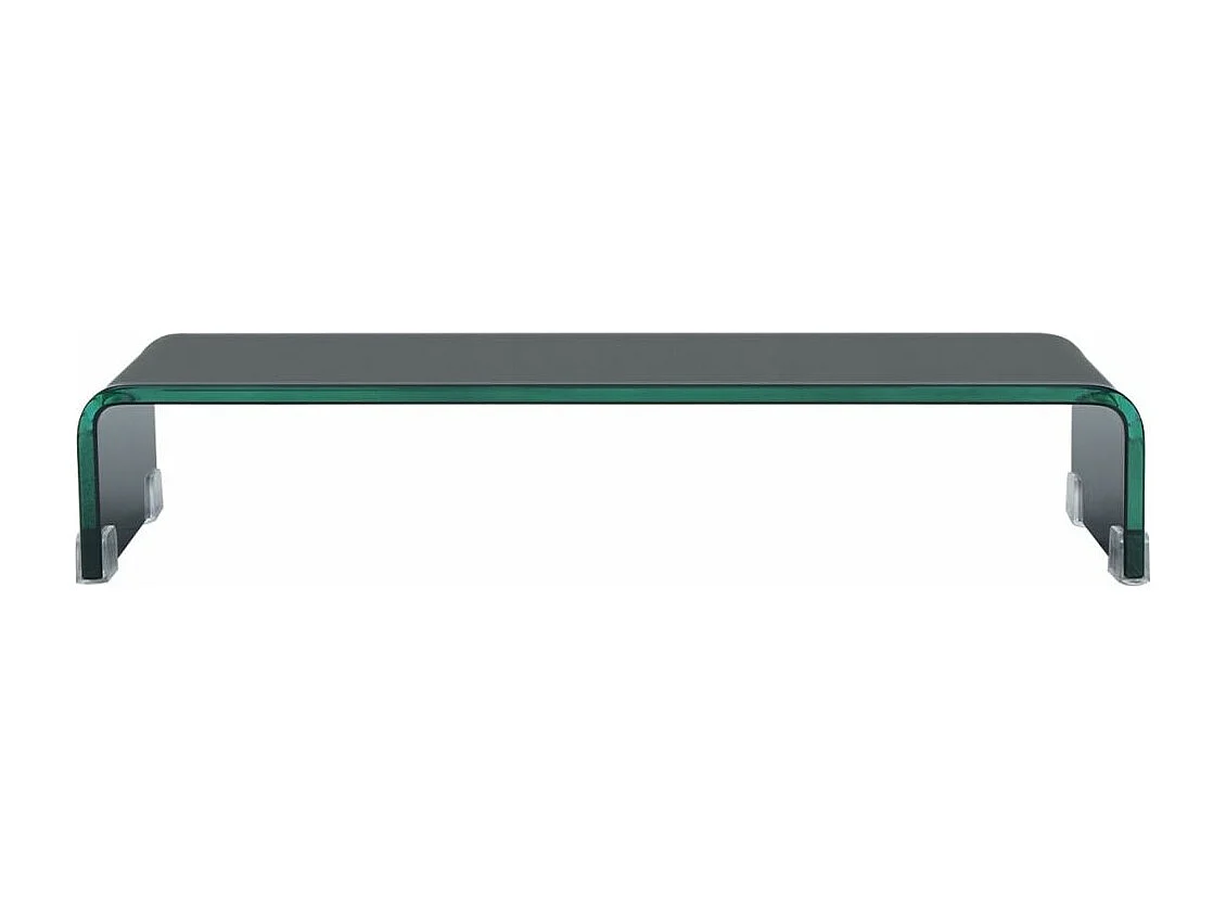 Móvel de TV Buffet de TV design prático suporte de televisão para monitor 60 cm vidro preto 2502229