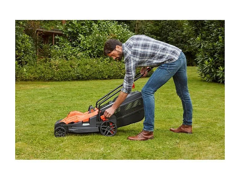 Rasenmäher BLACK + DECKER 38cm 1600W - Bike-Griff BEMW471BH