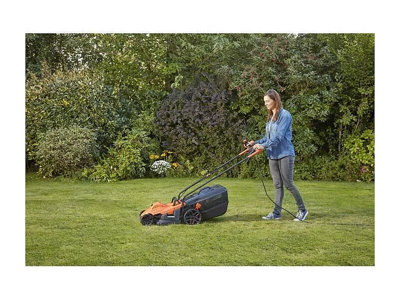 Rasenmäher BLACK + DECKER 1400W 34cm - Fahrradlenkergriff BEMW461BH