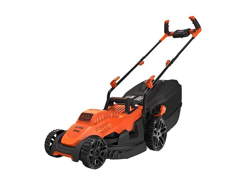 Grasmaaier BLACK + DECKER 1400W 34cm - Fietsstuurhandgreep BEMW461BH