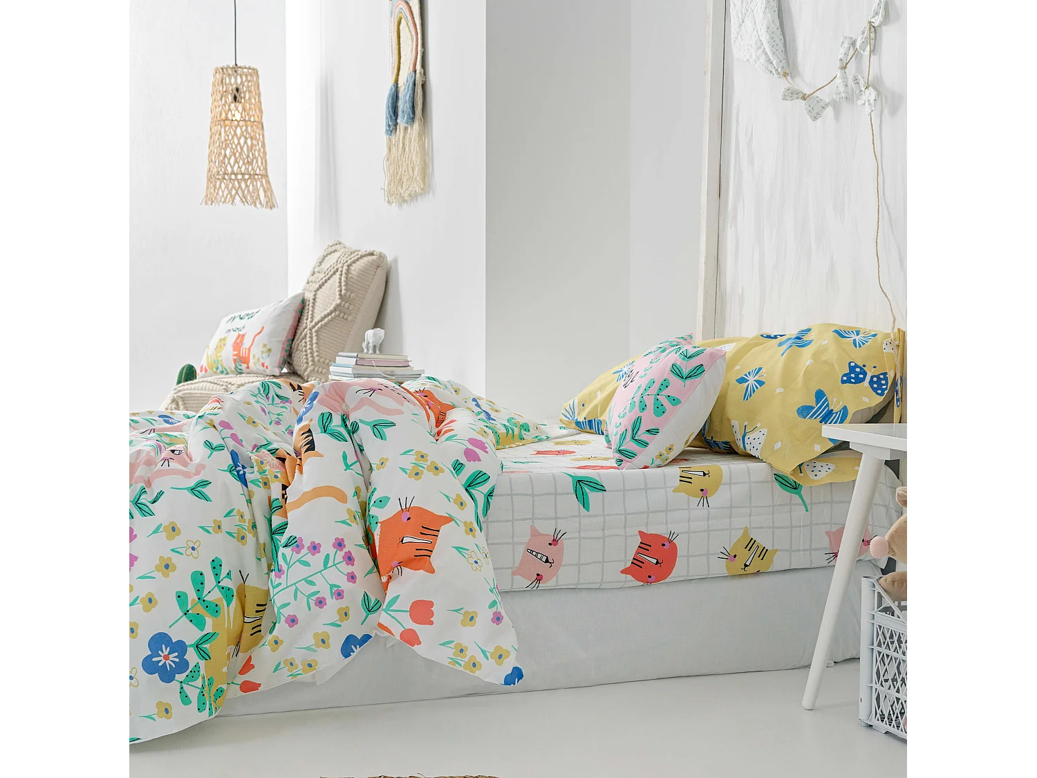 Bettbezug-set 180x220 cm Meow