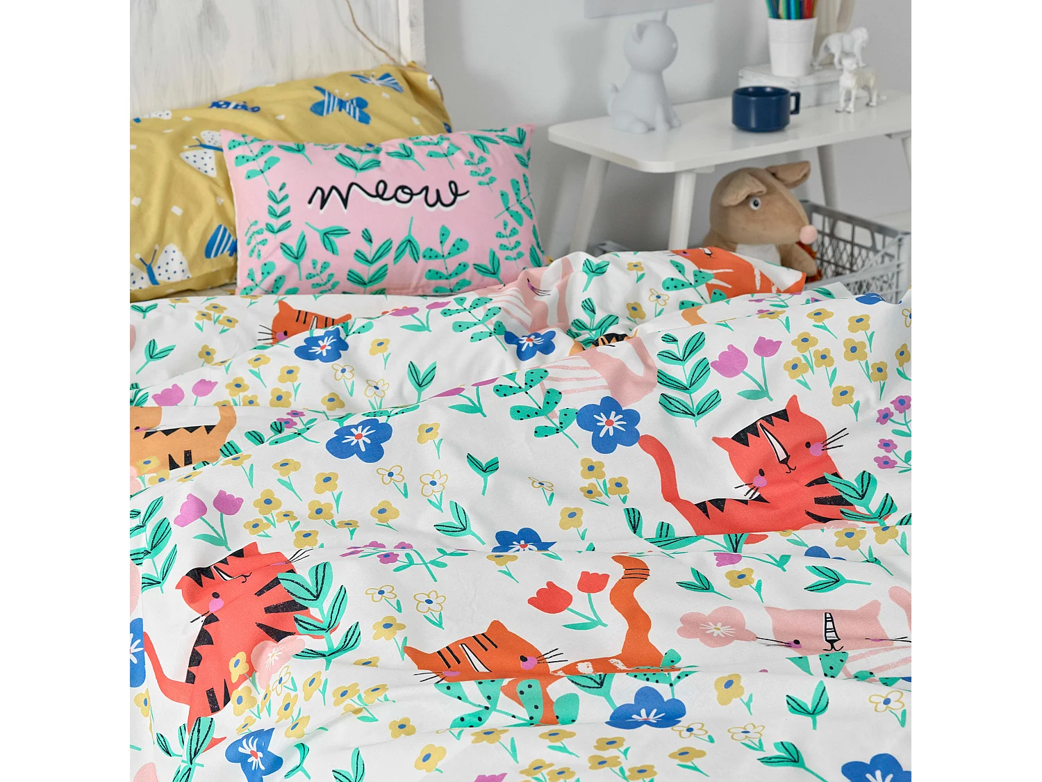 Bettbezug-set 180x220 cm Meow