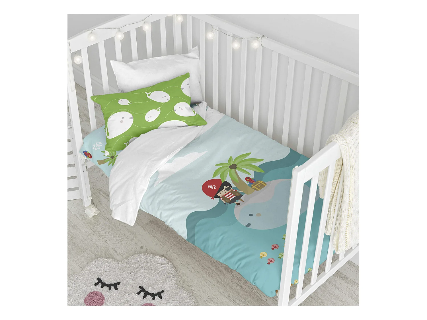 Bettbezug-set Kinderbett 115x145 cm Pirata