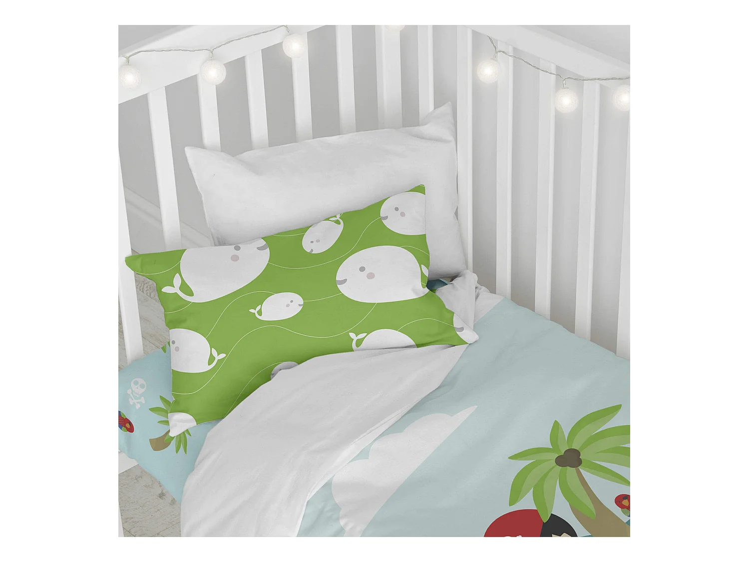 Parure housse de couette Lit Bébé 115x145 cm Pirata