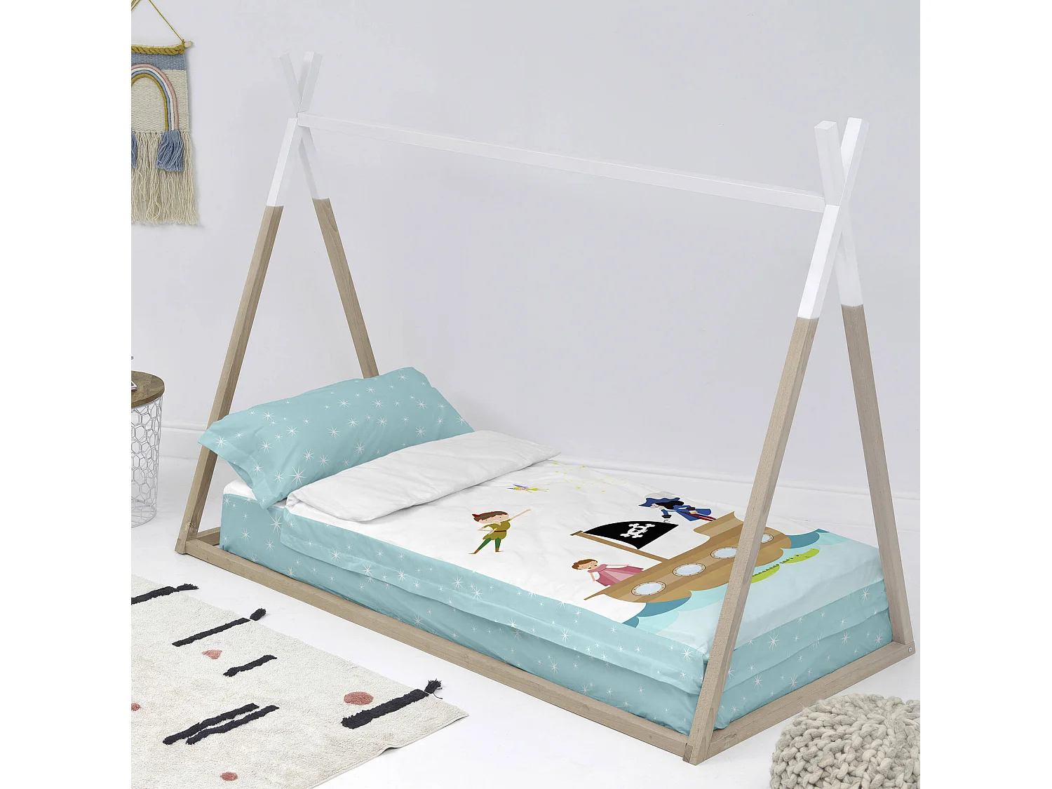 Flying boy Couchage prêt à dormir 90x200 cm (Lit 90) Avec couette
