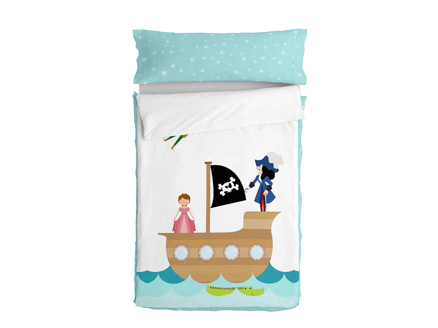 Flying boy Couchage prêt à dormir 90x200 cm (Lit 90) Avec couette