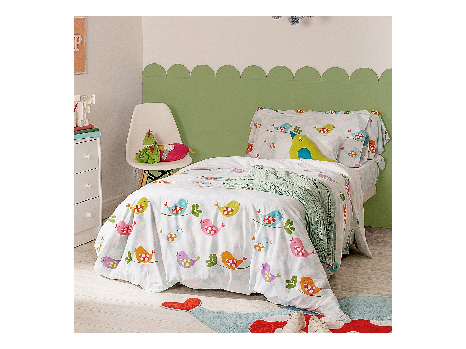Bettbezug-set 180x220 cm Little birds