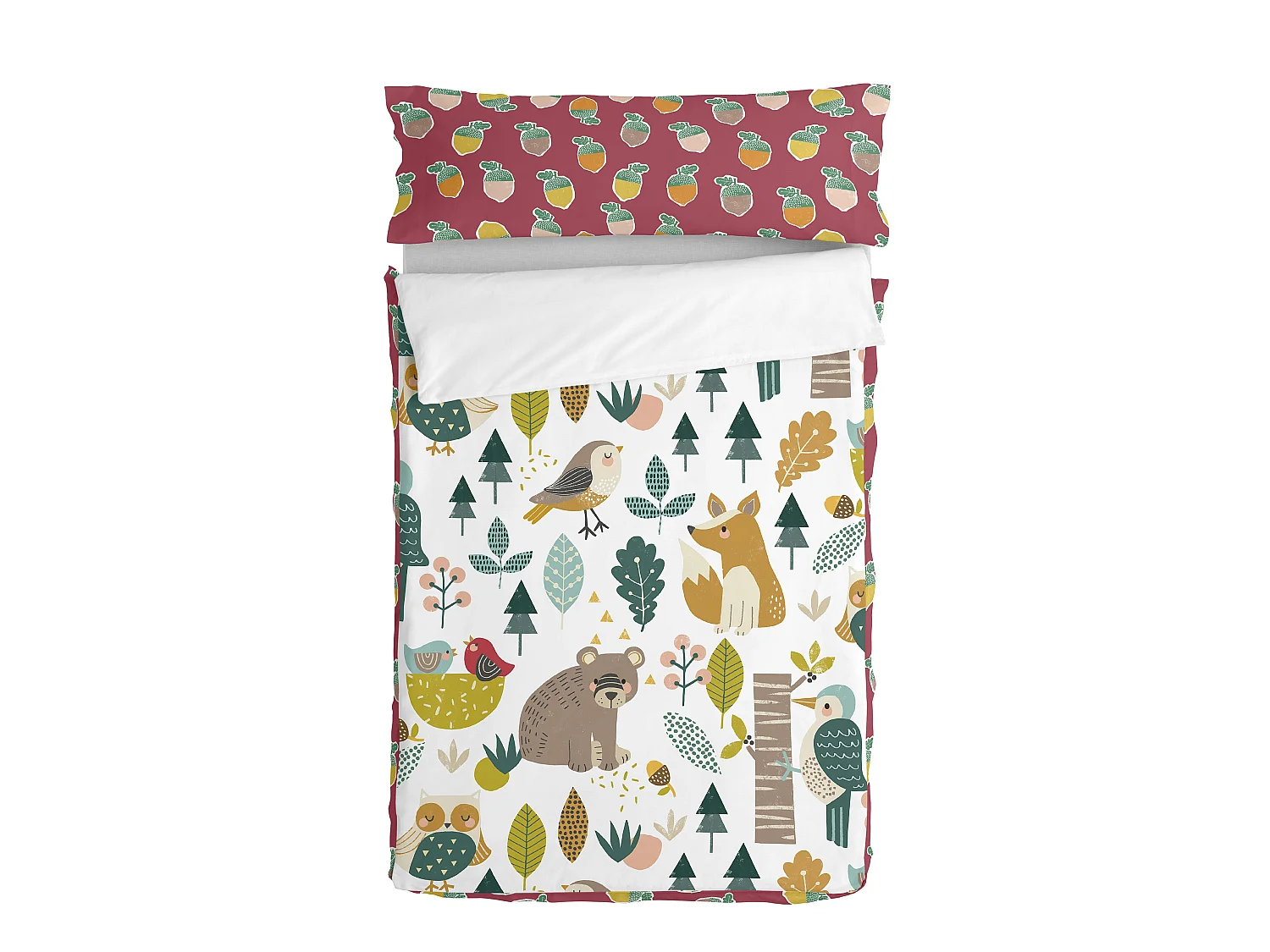 Harvestwood Couchage prêt à dormir 105x200 cm (Lit 105) Avec couette