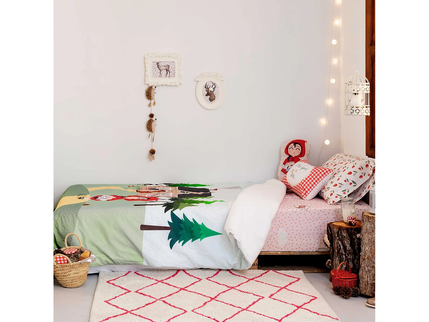 Bettbezug-set 135/140x200 cm Red riding hood