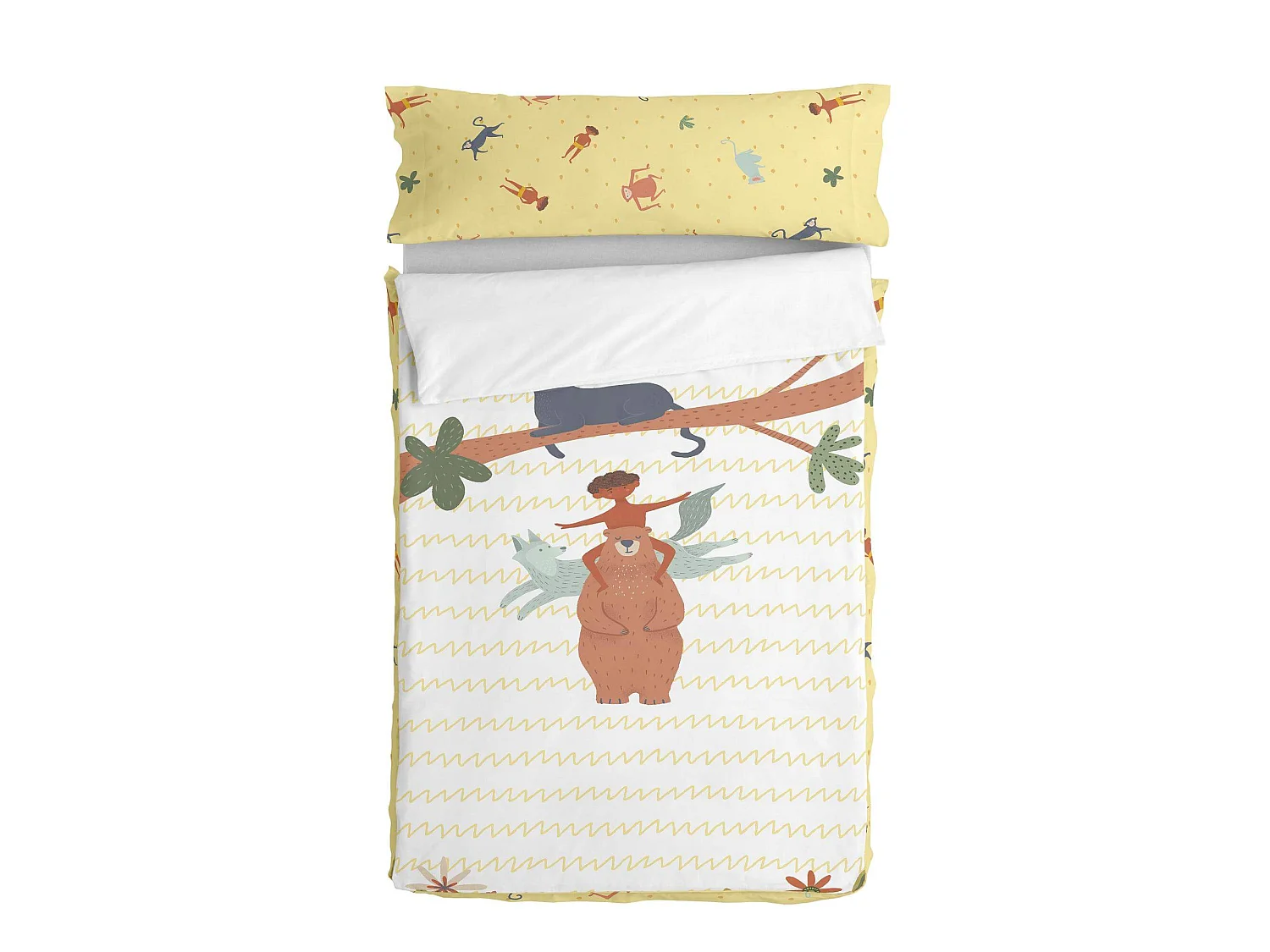 Nordic sack 105x200 cm Mit füllung Jungle life