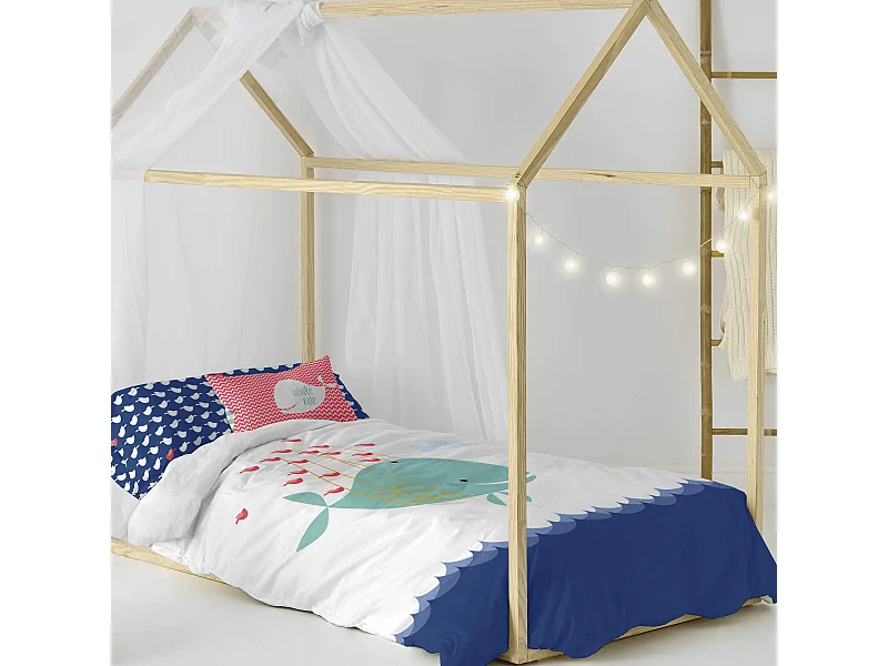 Bettbezug-set 135/140x200 cm Whale