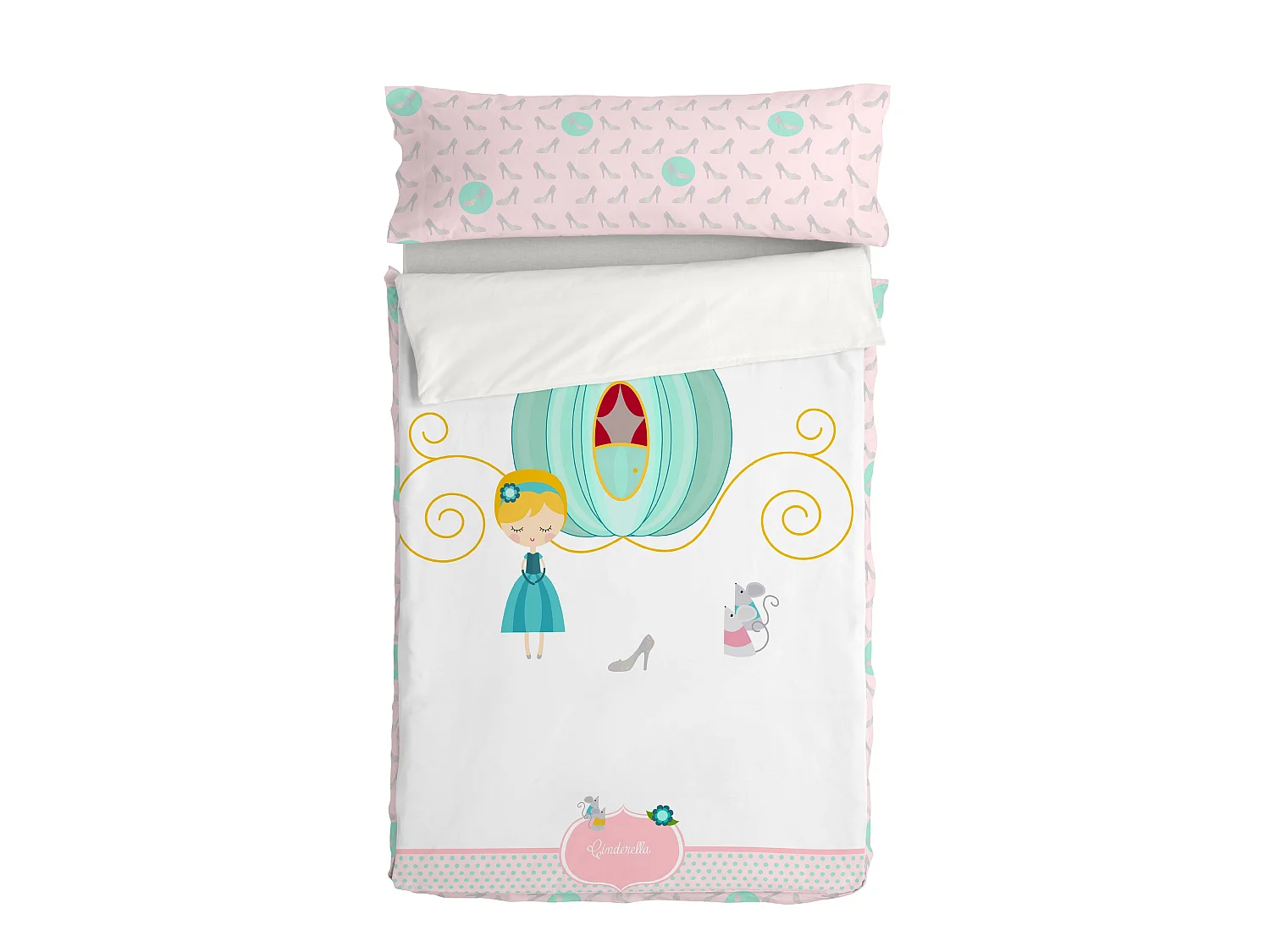 Saco nórdico Cama 90 (90x200 cm) Sin relleno Pumpkin