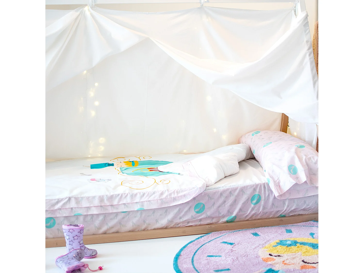 Saco nórdico Cama 90 (90x200 cm) Sin relleno Pumpkin