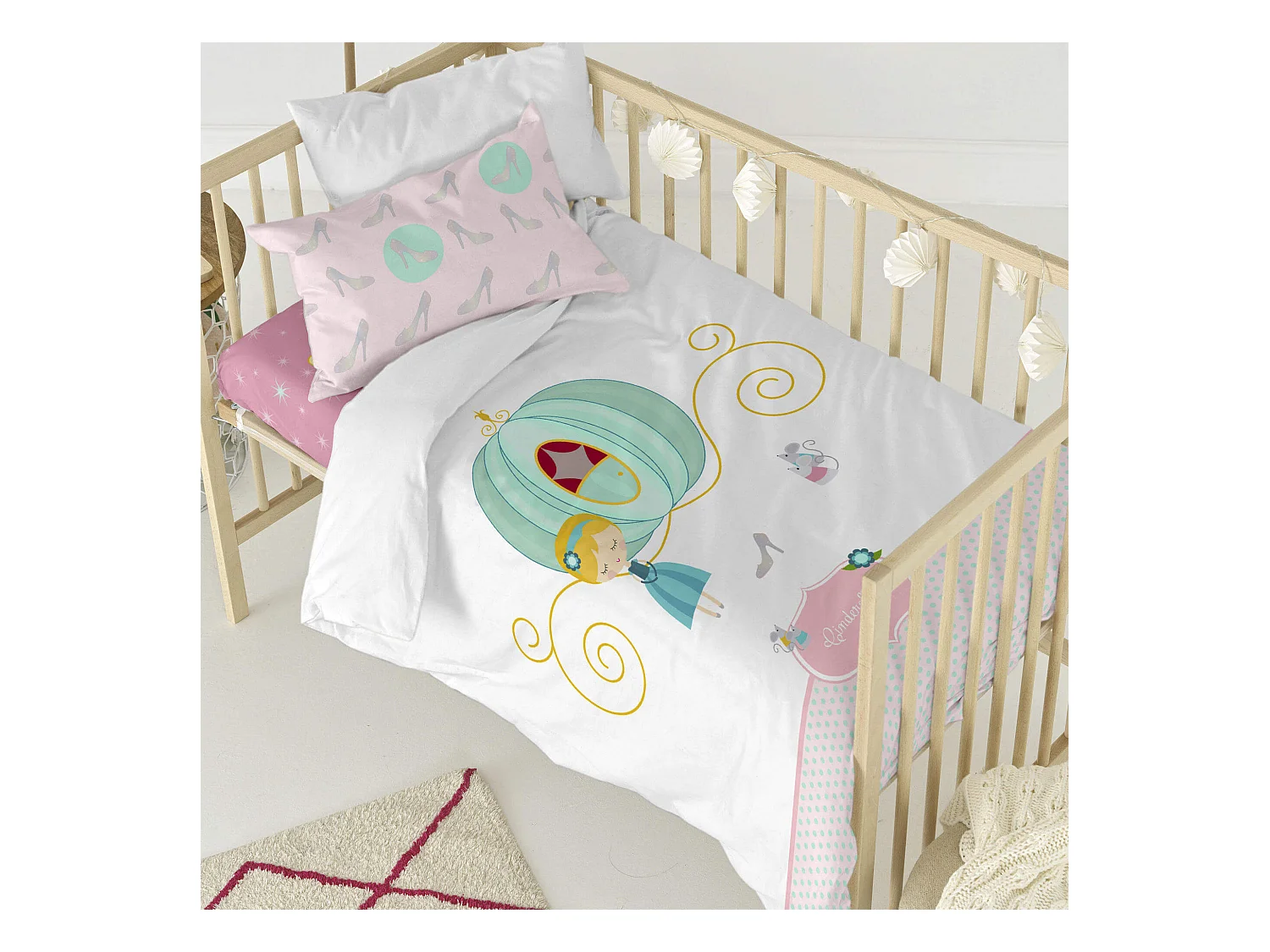 Bettbezug-set Kinderbett 100x120 cm Pumpkin