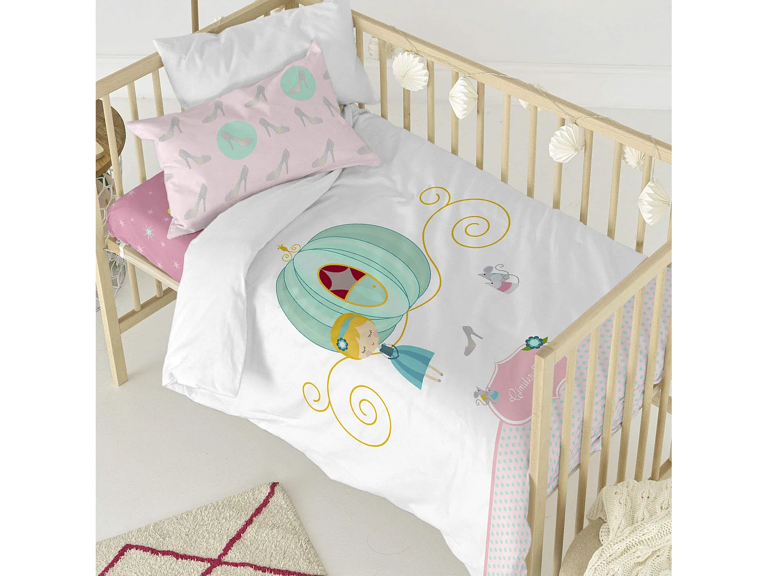 Bettbezug-set Kinderbett 100x120 cm Pumpkin