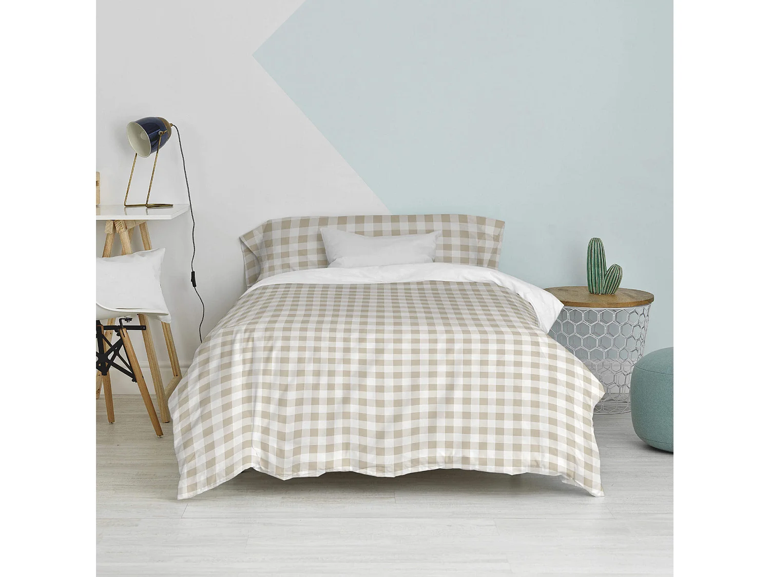 Parure copripiumino 140x200 cm Vichy