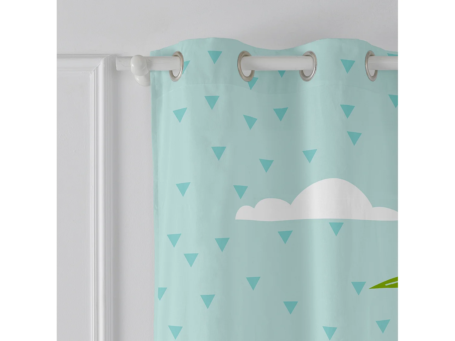 Rideau 140x265 cm Panda garden blue