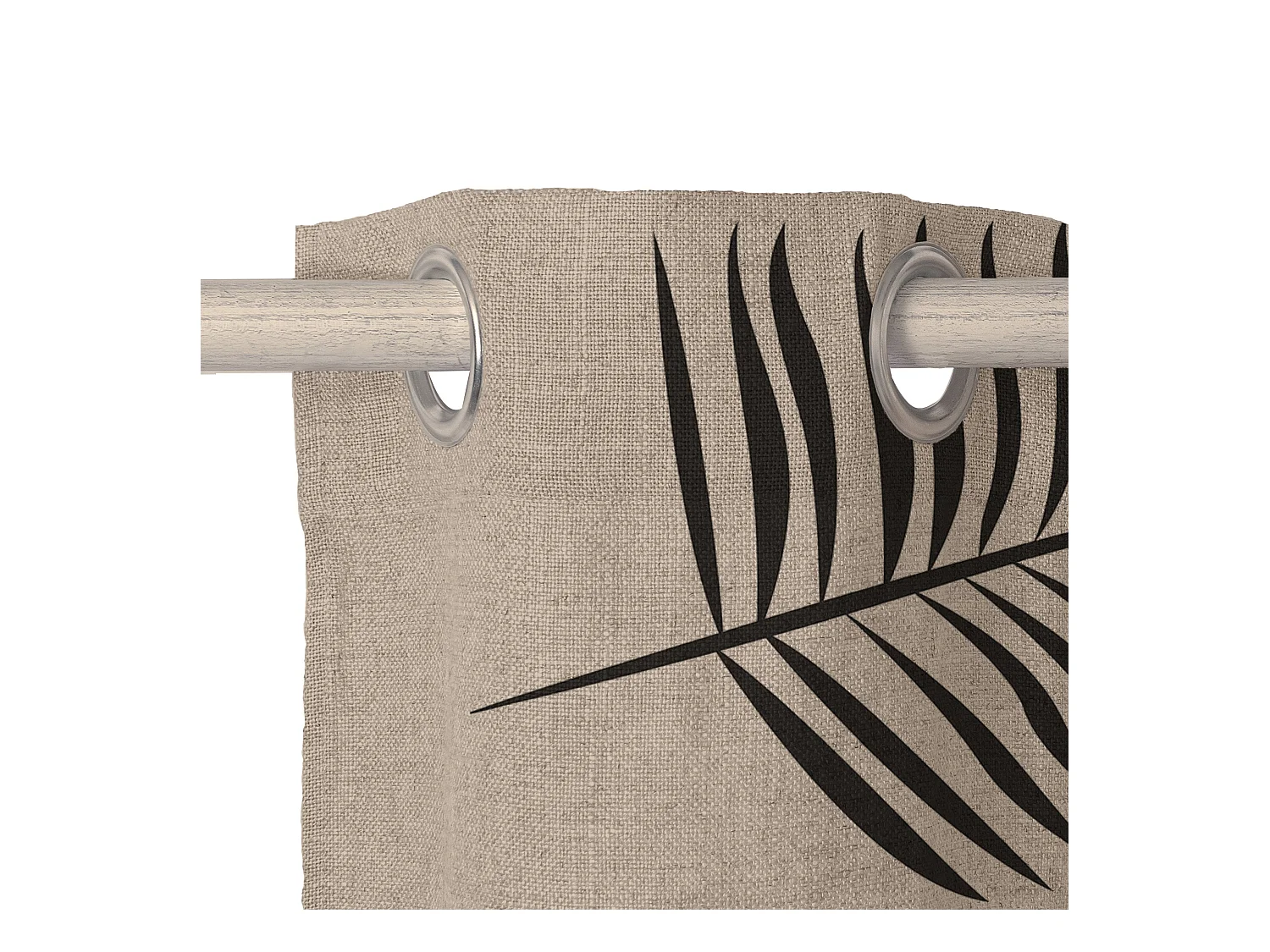 Vorhang leinen 140x280 cm Foliage