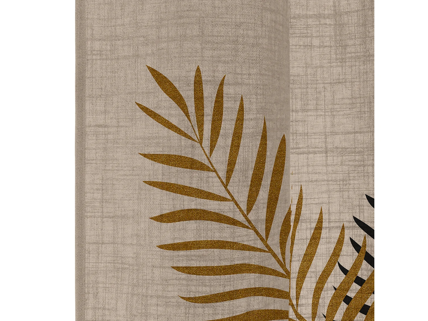 Rideau lin 140x280 cm Foliage