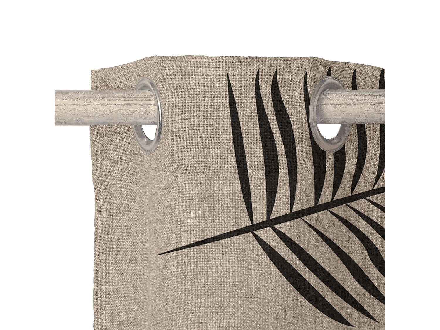 Rideau lin 140x280 cm Foliage