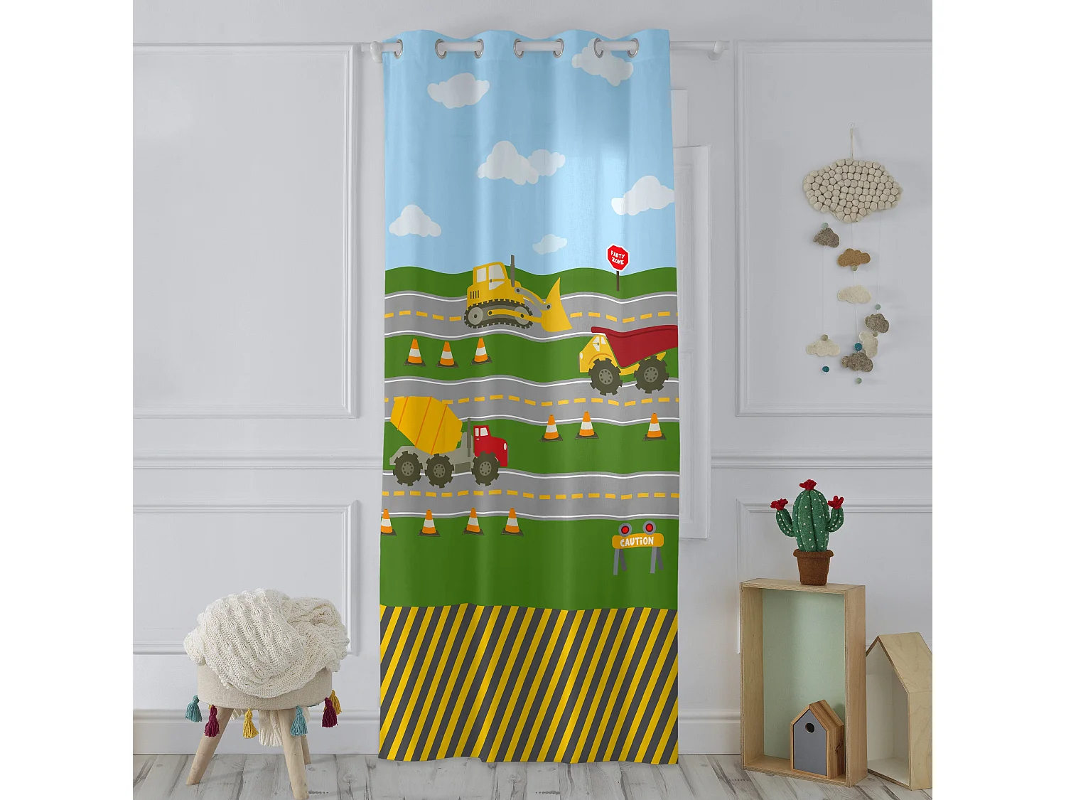 Cortina 140x265 cm Machinery