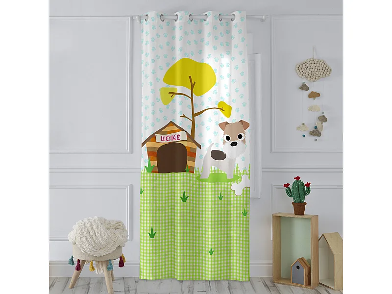 Vorhang 140x265 cm Dogs