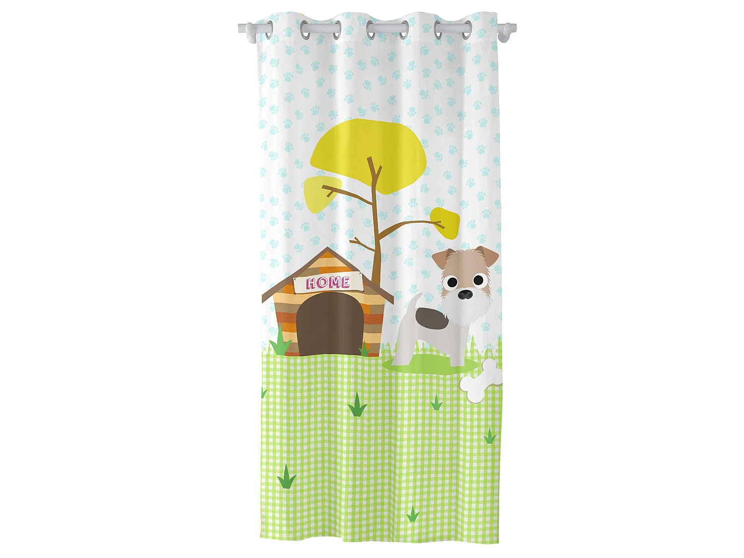 Cortina 140x265 cm Dogs