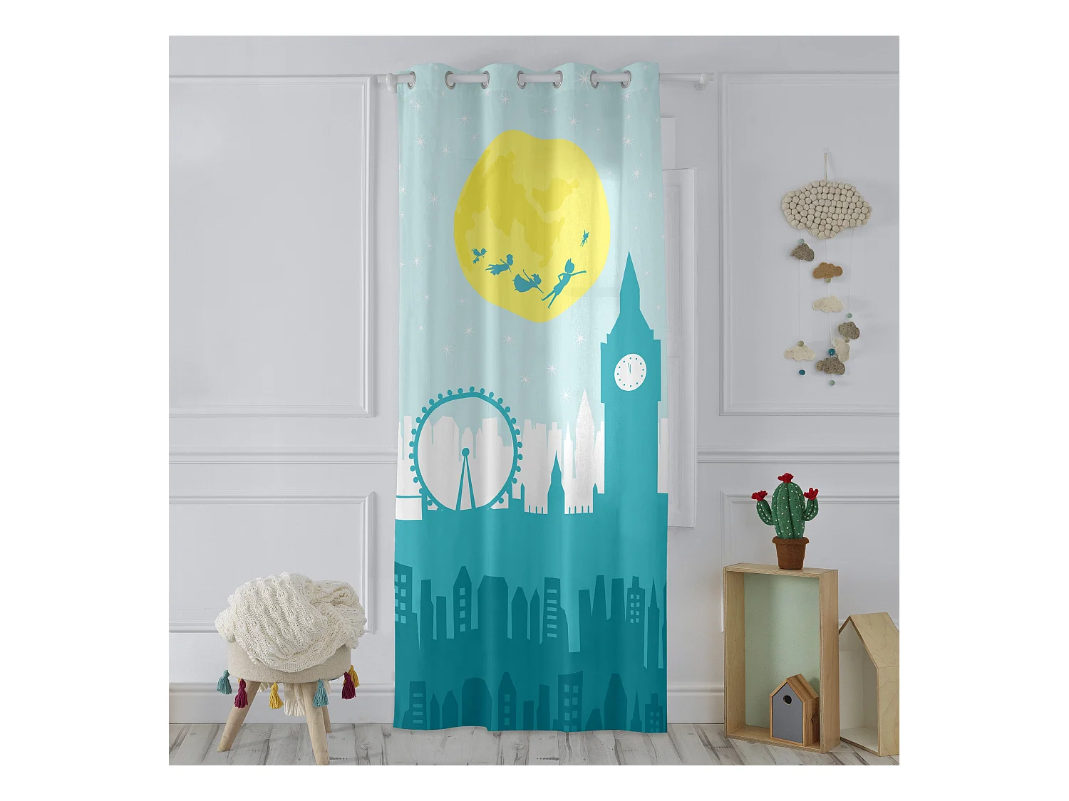 Vorhang 140x265 cm Flying boy