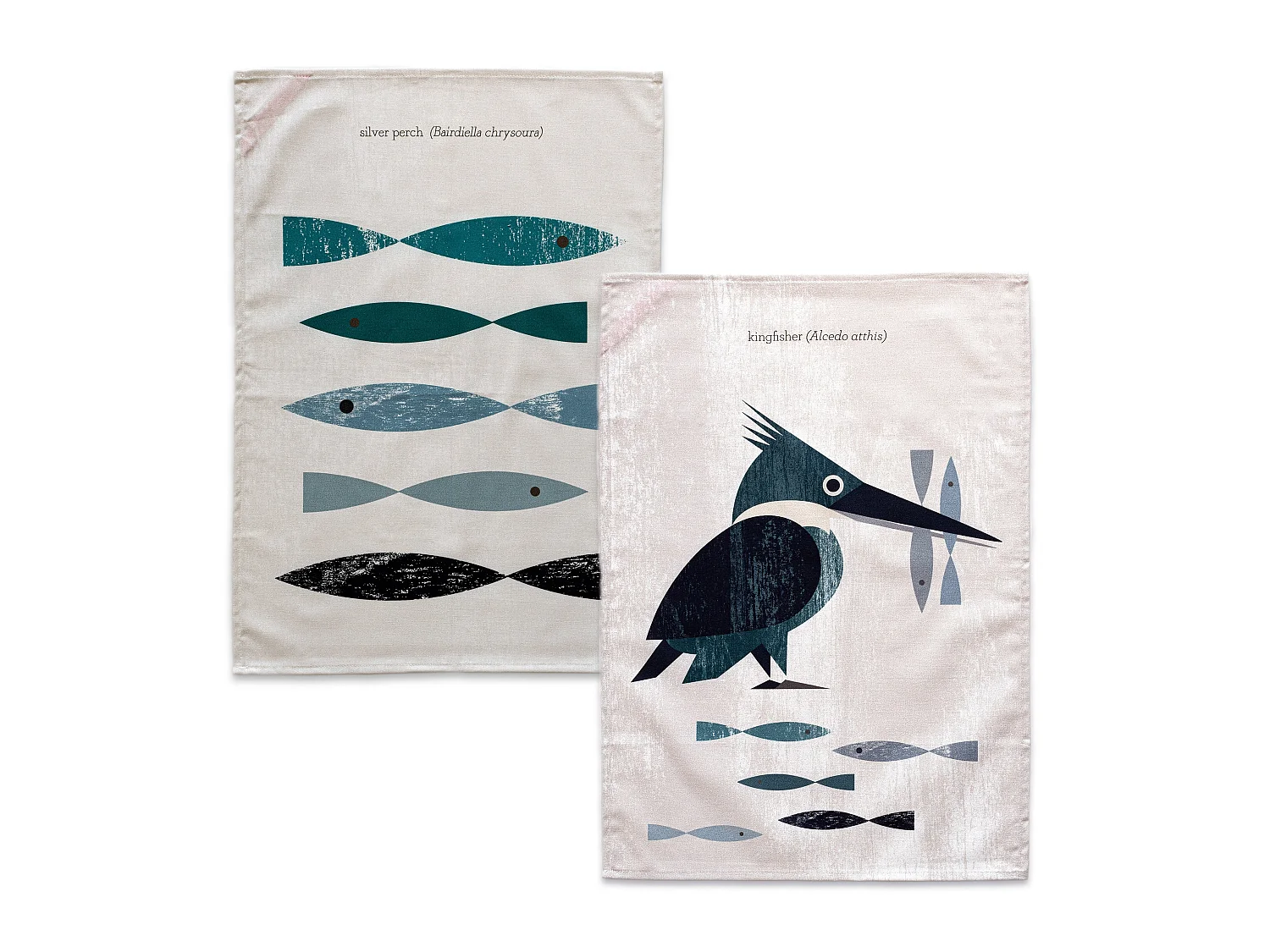 Paño de cocina 2 ud 70x50 cm Kingfisher