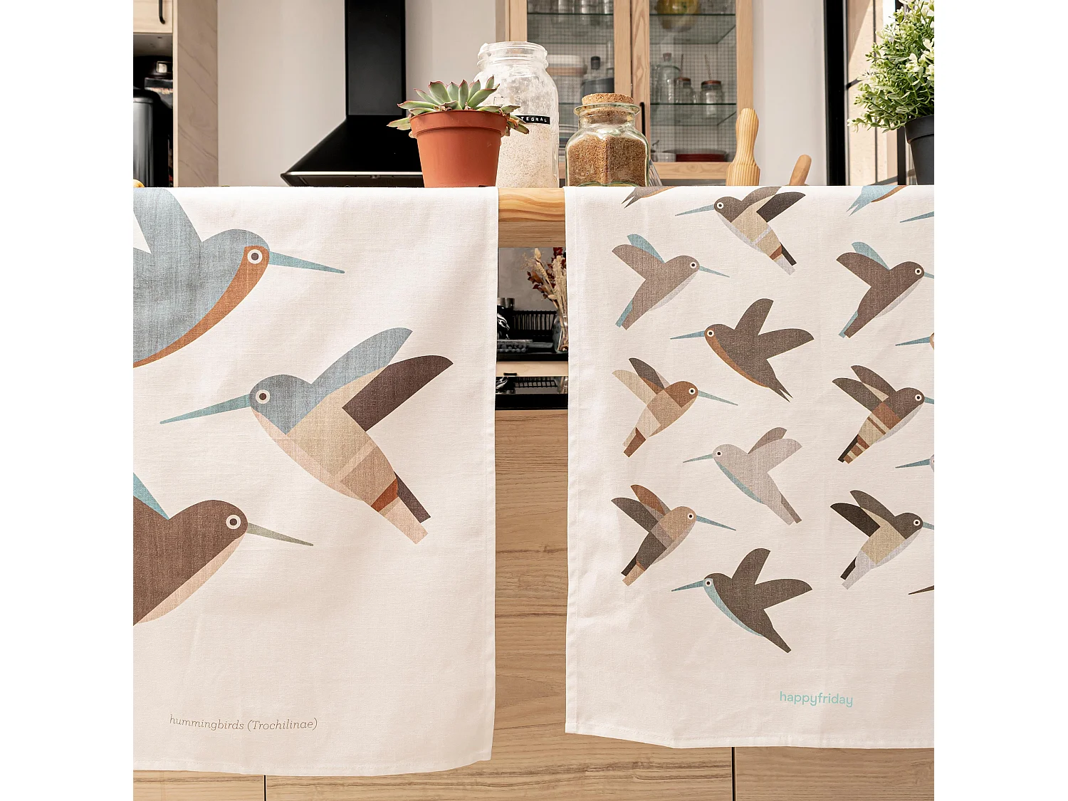 Geschirrtuch (2 tlg) 70x50 cm Colibri delphinae