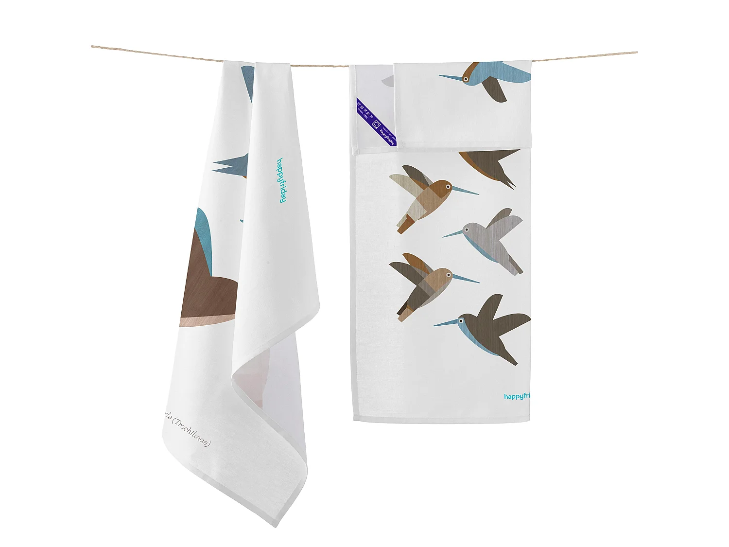 Geschirrtuch (2 tlg) 70x50 cm Colibri delphinae