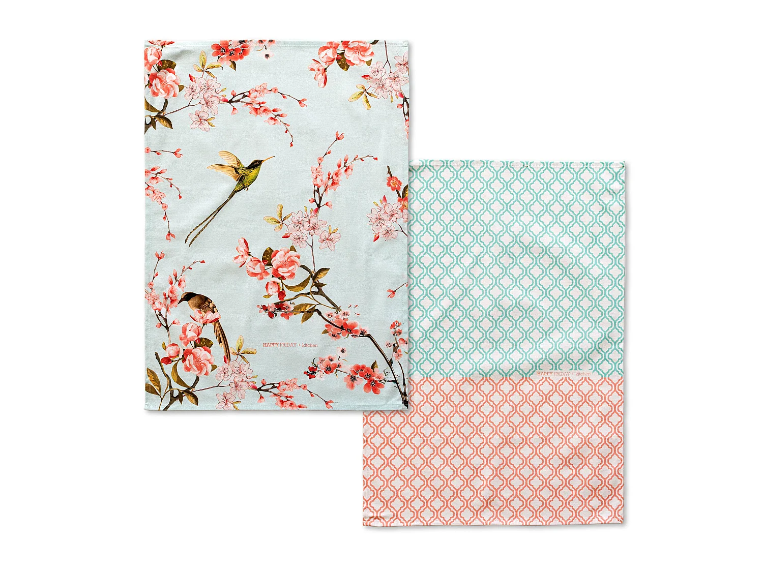 Paño de cocina 2 ud 70x50 cm Chinoiserie