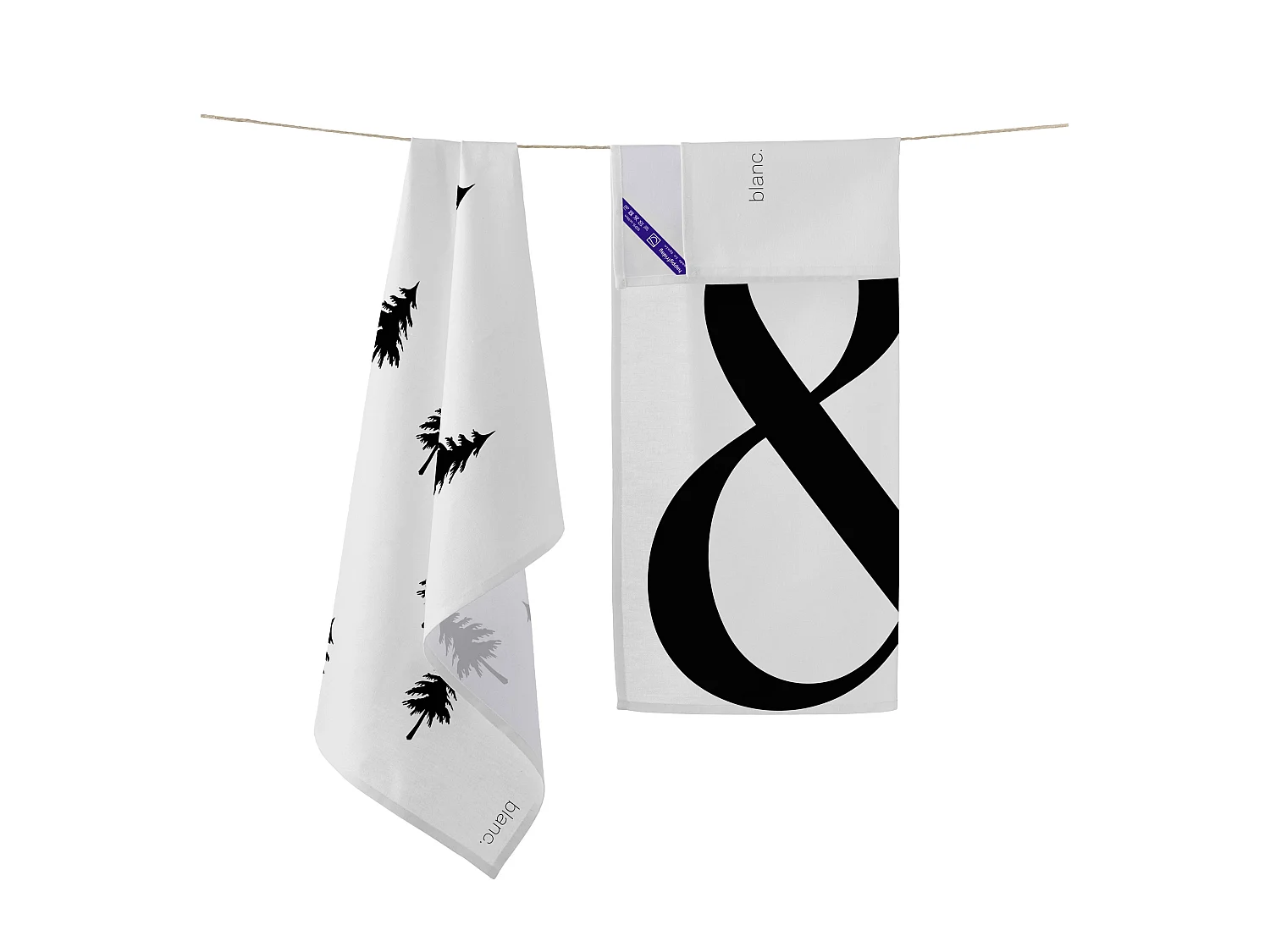 Geschirrtuch (2 tlg) 70x50 cm Ampersand