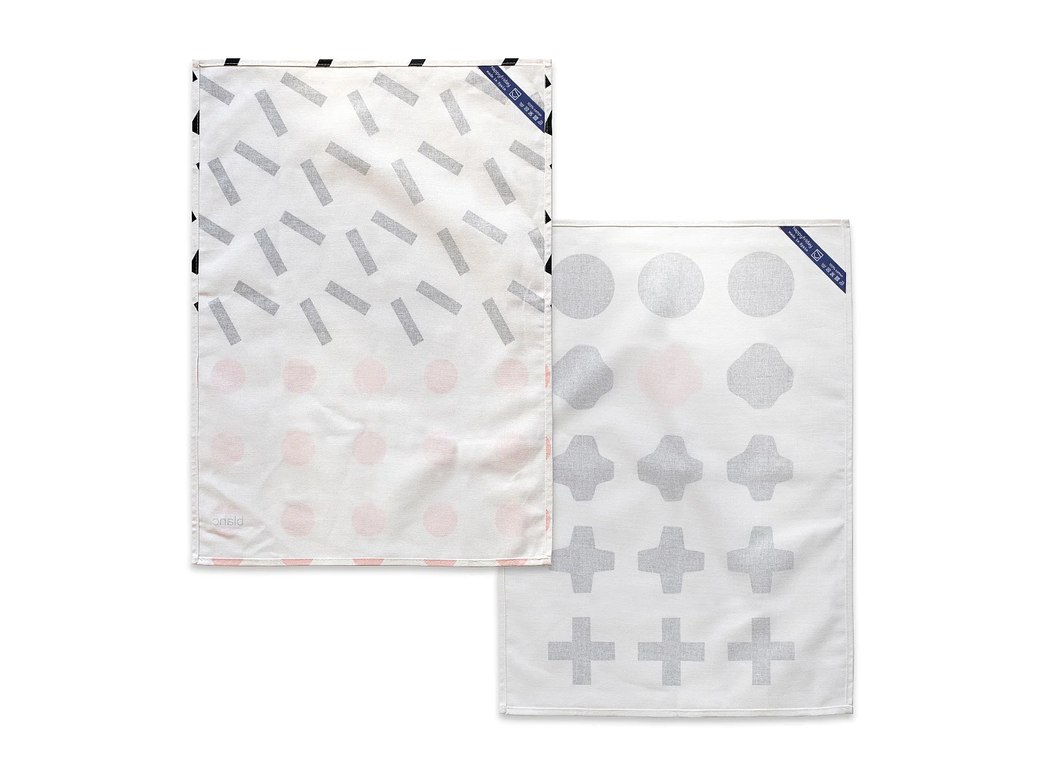 Paño de cocina 2 ud 70x50 cm Blush