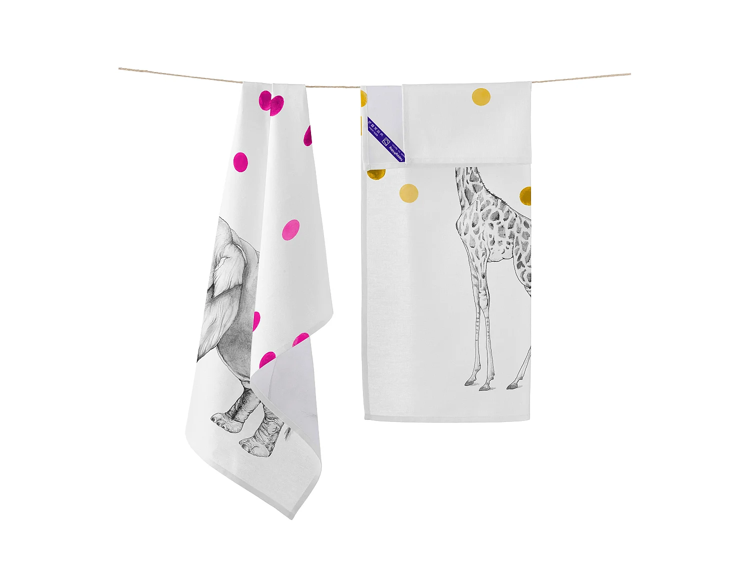 Geschirrtuch (2 tlg) 70x50 cm Savanna