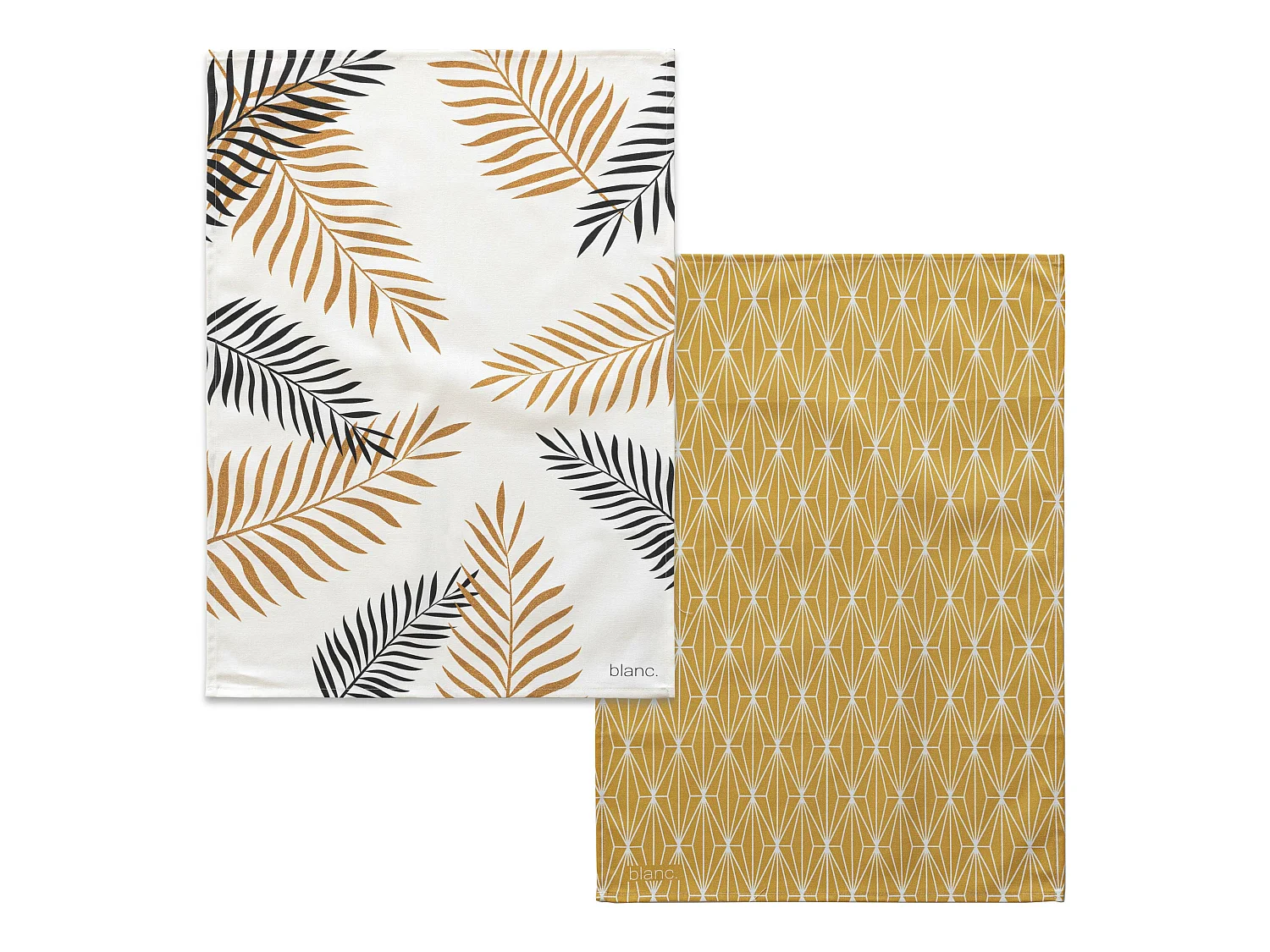 Paño de cocina 2 ud 70x50 cm Foliage