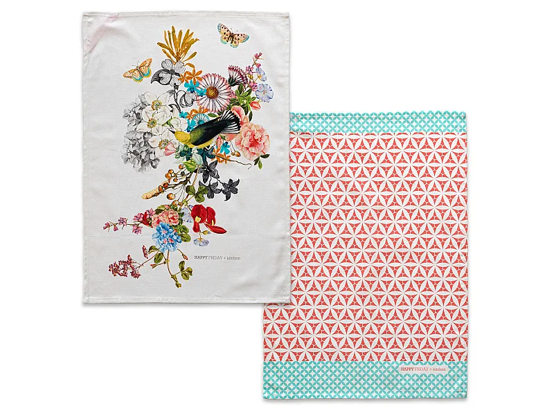 Geschirrtuch (2 tlg) 70x50 cm Floral branch